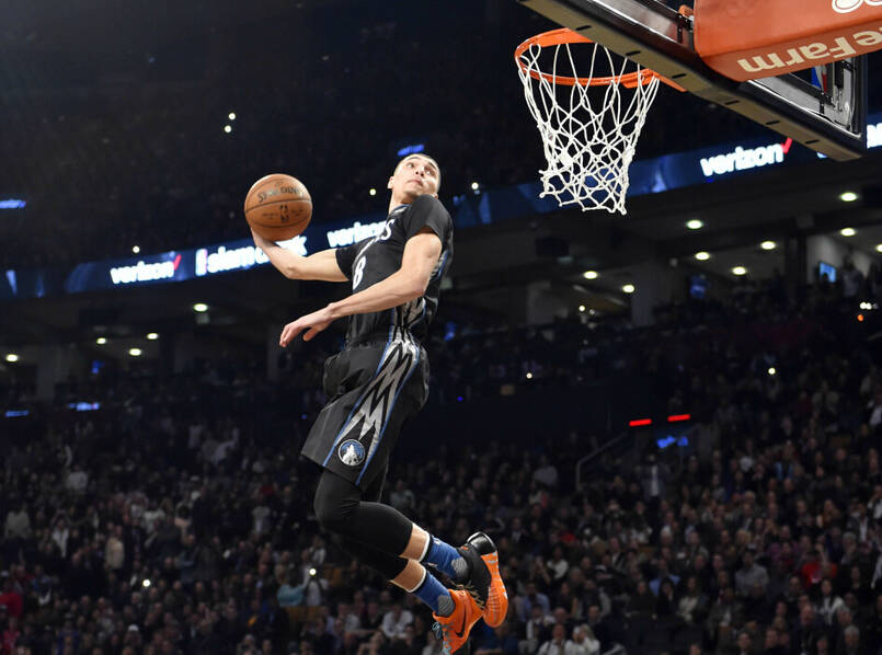  拉文扣篮赛卫冕公牛击败活塞展风采